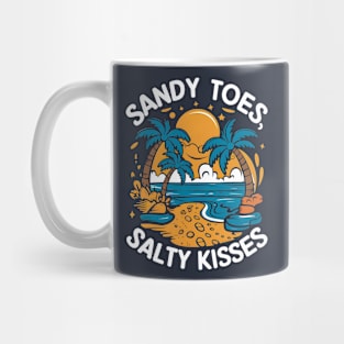 Sandy Toes Salty Kisses | Vacation Lover gifts Mug